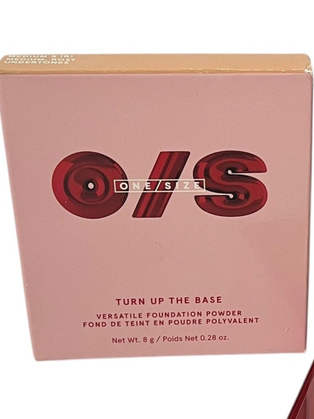 NIB ONE SIZE Turn Up Base Powder Foundation Medium Dark 6 GO